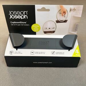 Joseph Joseph Cupboard Store Set of 4 Pan/Lid Holders Cabinet Organizer- NEW